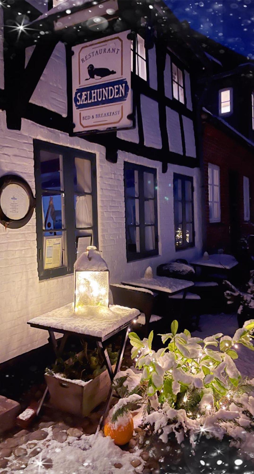 Restaurant Saelhunden Bed and Breakfast Ribe Exteriör bild