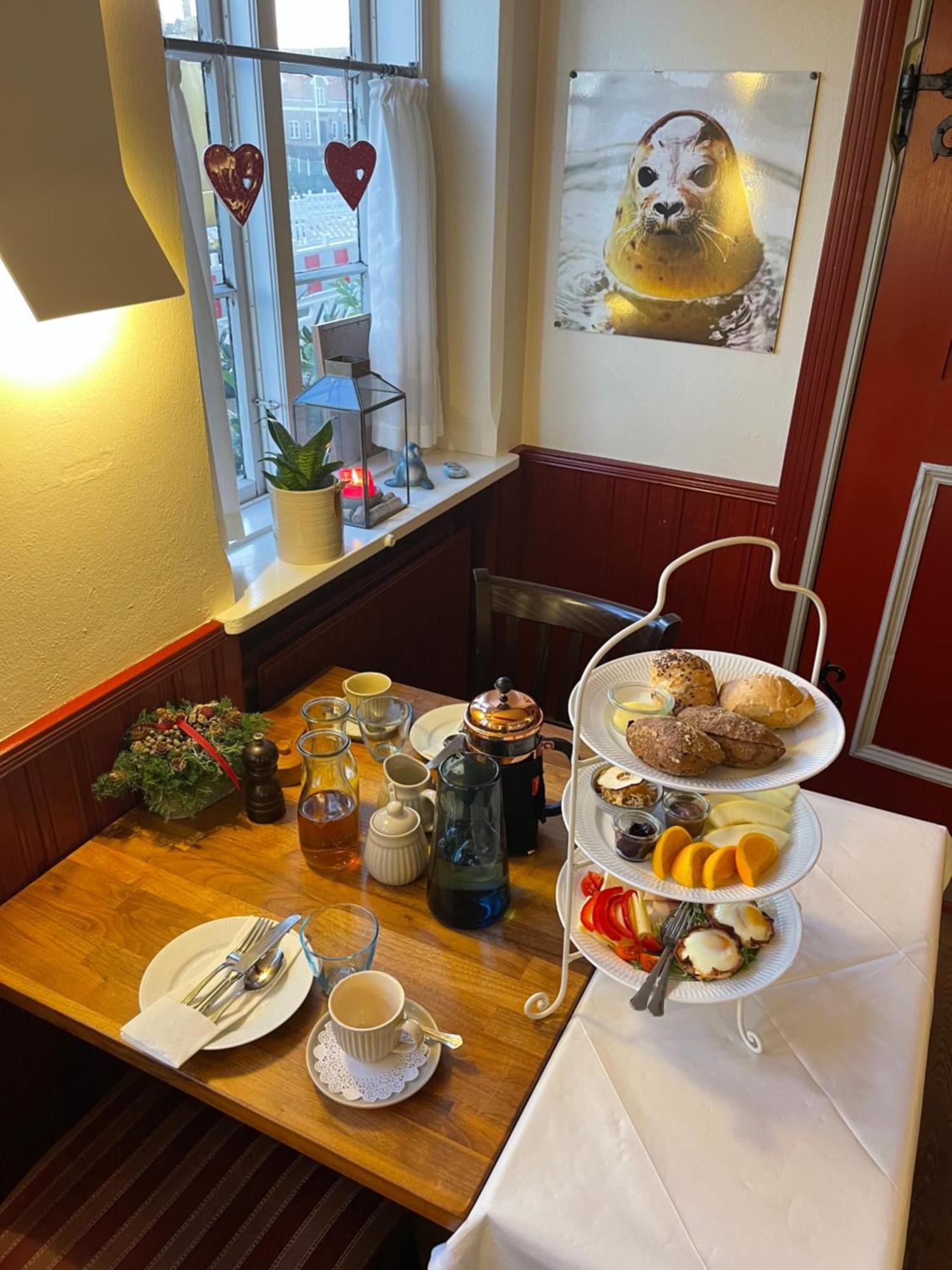 Restaurant Saelhunden Bed and Breakfast Ribe Exteriör bild